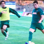 Abel Ferreira mostra foto ao lado de Cristiano Ronaldo em treino da seleção portuguesa. imagem  Reprodução/youtube